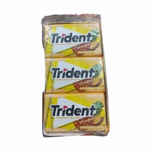 Trident Pineapple Twist Sugar Free Chewing Gum 12 pcs