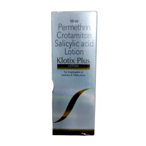 Klotix Plus Permethrin Crotamiton Salicylic acid Lotion